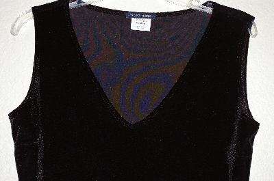 +MBADG #31-510  "Boston Proper Black Velvet TanK"