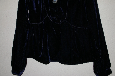 +MBADG #31-539  "Debbie Shuchat Blue Velvet Jacket"