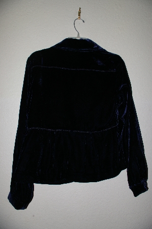 +MBADG #31-539  "Debbie Shuchat Blue Velvet Jacket"