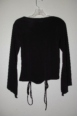 +MBADG #3-050  "Fashion Art Fancy Black Stretch Top"