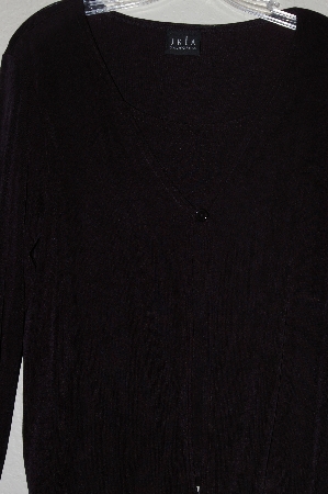 +MBADG #3-058  "JKLA California Black Stretch Cardigan With Built In Tank"