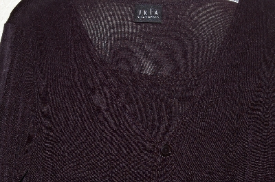 +MBADG #3-058  "JKLA California Black Stretch Cardigan With Built In Tank"