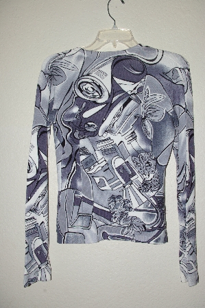 +MBADG #28-521  "Parisline Fancy Pattern Embelished Sweater"