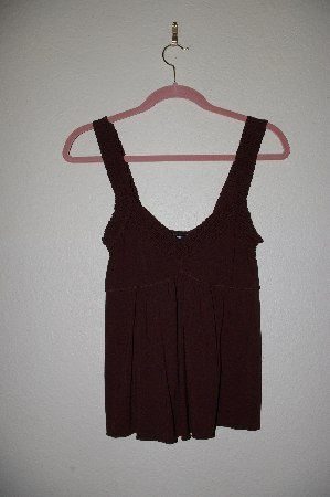 +MBADG #28-468  "Coolwear Fancy Brown Stretch Tank"