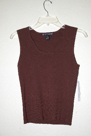 +MBADG #28-454  "Scott Taylor Brown Knit Tank"
