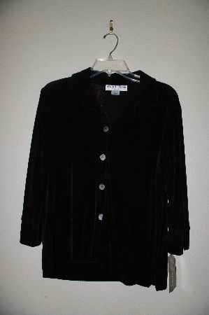 +MBADG #28-432  "Ronni Nicole Black Stretch Cardigan"