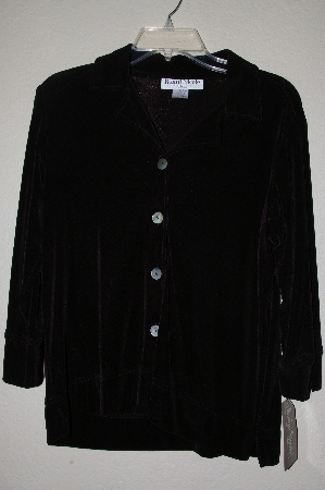 +MBADG #28-432  "Ronni Nicole Black Stretch Cardigan"