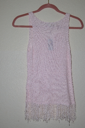 +MBADG #26-070  "Q Point Fancy Pink Knit Tank"