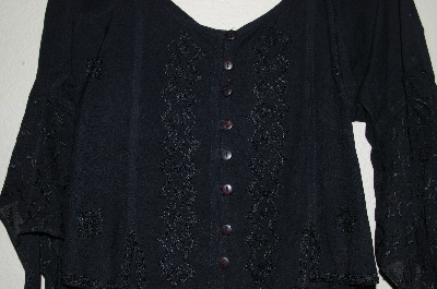 +MBADG #26-078  "L Pogee Fancy Embroidered Rayon Shirt"