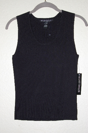 +MBADG #26-006  "Scott Taylor Black Knit Tank"