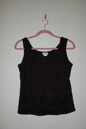 +MBADG #26-024  "Creative Design Works Fancy Black Stretch Tank"