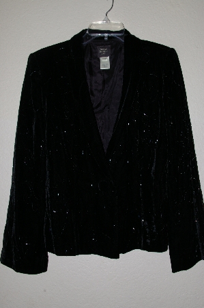 +MBADG #26-136  "Susan Bristol Fancy Black Velvet Beaded Jacket"