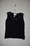 +MBADG #11-153A  "Joseph A Black Heart Cut Out Knit Tank"