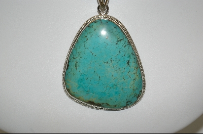 +MBA #7603   Light Blue Turquoise Pendant