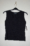 +MBADG #11-085  "J.A.C. Fancy Black Knit Shell"