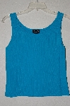 +MBADG #55-005  "Taryn Gray Petite Turquouse Blue Knit Tank"