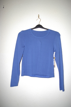 +MBADG #55-151  "Moving Comfort Blue Stretch Top"
