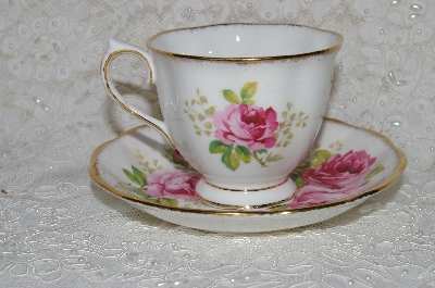 +MBADG #31-120 "American Beauty Royal Albert  Tea Cup & Saucer Set"