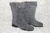 +MBAB #29-132  "Markon Grey Suede Pull-On Scrunch Boots"