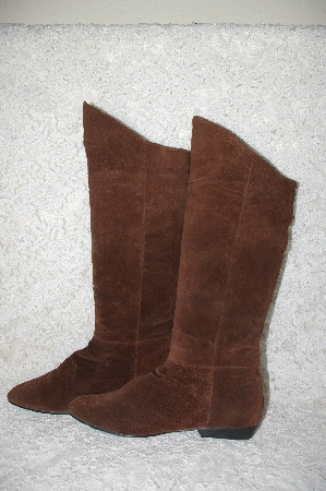 +MBAB #29-069 "Savida By Betco Brown Suede Scrunch Boots"