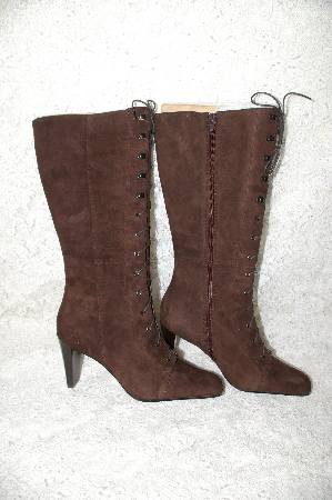 +MBAB #29-303 "Moda Brown Suede Lace Up Boots"