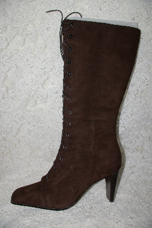 +MBAB #29-303 "Moda Brown Suede Lace Up Boots"