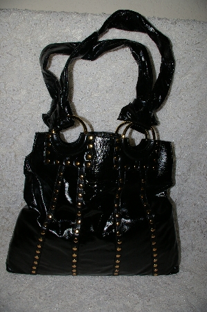 +MBAB #29-022  "The Find 2004 "Tie Studded Tote" Hand Bag