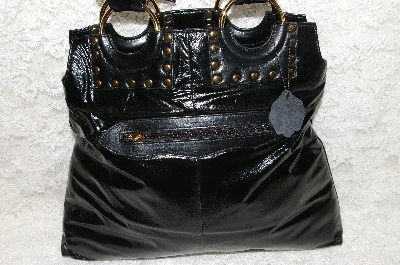 +MBAB #29-022  "The Find 2004 "Tie Studded Tote" Hand Bag