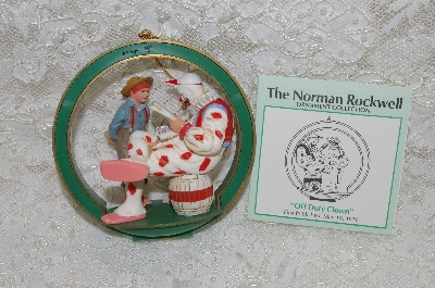 +MBAB #29-023 "Norman Rockwell 1987 Off Duty Clown Ornament"