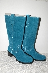 +MBAB #99-117  "Newport News 2007 Teal Green Suede Riding Boots"