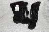 +MBAB #99-058  "Sporto "JoJo" Black Suede Lace Up Boots"