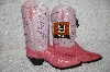 +MBAB #99-360  "Dan Post Pink Lizzard Cowboy Boots"