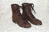+MBAB #99-052  "Oak Tree Farms Brown Leather Lacer Boots"