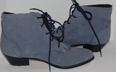 +MBA #99-278  "2 Pairs  Leather Lace Up Western Shoe's"