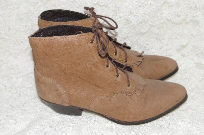 +MBA #99-278  "2 Pairs  Leather Lace Up Western Shoe's"