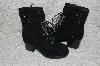+MBAB #99-020  "Bigou Black Suede Lace Up Boots"
