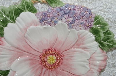 +MBAG #25-340  "Fitz & Floyd 2003  Fauna & Flora Serving Plate"