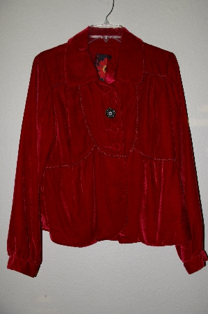 +MBAB #88-016  "Debbie Shuchat Red Velvet Jacket"