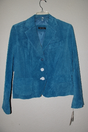 +MBAMG #25-274  "Valerie Stevens Green Suede Jacket"