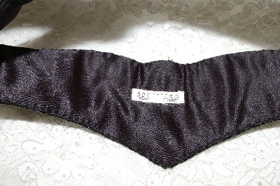 +MBAMG #167  "1980's Norstrom Fancy Black Glass Beaded Belt"