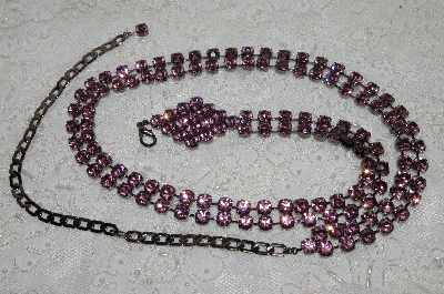 +MBAMG #25-328  "Pink Crystal Rhinestone Belt"