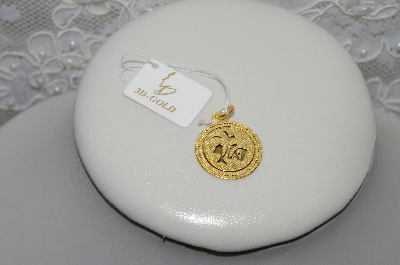 +MBAMG #25-201  "24K Yellow Gold Chinese "Dragon" Zodiac Pendant"