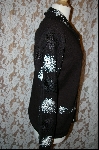 +MBA #7763   "StoryBook Knits Limited Edition Black Sequined Sweater