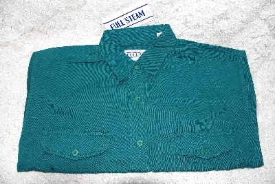 +MBAMG #11-0691  "Full Steam Hunter Green Cotton Shirt"