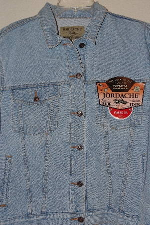 +MBAMG #11-0717  "Jordache Vinage Blue Denim Jacket"