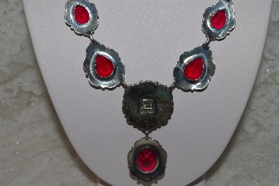 +MBAMG #11-0831  "Clem Nalwood Created Ruby Sterling Necklace"