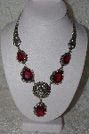 +MBAMG #11-0831  "Clem Nalwood Created Ruby Sterling Necklace"