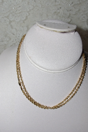 +MBAMG #11-0853  "18K Yellow Gold 30" Rope Chain"