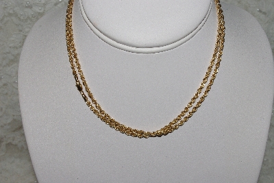 +MBAMG #11-0853  "18K Yellow Gold 30" Rope Chain"