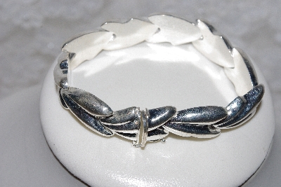 +MBAMG #11-0884  "Milor Free Form Sterling Leaf Bracelet"
